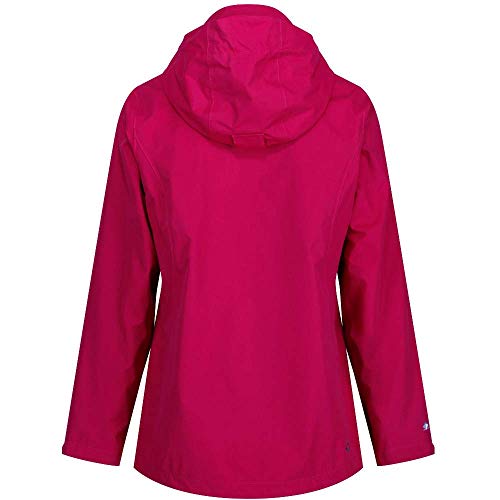 Regatta Daysha - Chaqueta impermeable para mujer, Mujer, cazadora impermeable, RWW271, Dark Cerise, FR : Taille unique (Taille Fabricant : Taille 28)