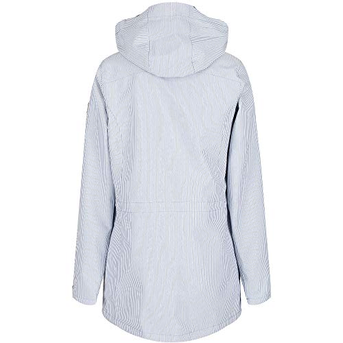 Regatta Nakotah Cazadora Impermeable, Mujer, Ticking Stripe, FR : 4XL (Taille Fabricant : Taille 24)