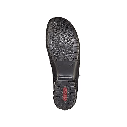 Rieker L4691-01 - Zapatillas altas, color: Schwarz (schwarz/schwarz 01), Negro, 39