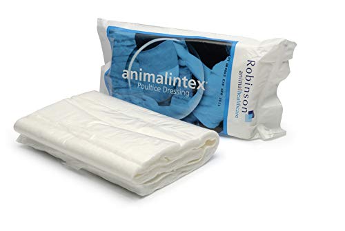 Robinsons Animalintex Poultice Dressing - impregnado con leve antiséptico y agentes antisépticos (10 unidades)