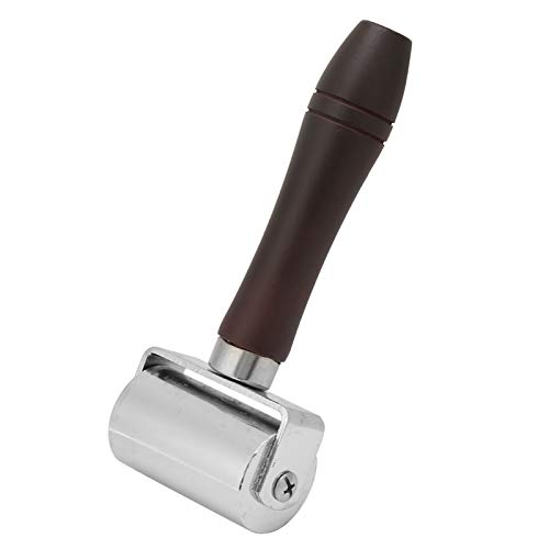 Rollo de Metal de Rodillo de Pegamento de Cuero, Herramienta de Rodillo de Cuero Profesional Antideslizante para Tienda de Cuero para Artesanía en Cuero(60 mm)