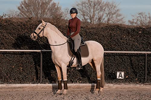 Royal Horsemen - Mallas de equitación sostenibles para mujeres, niñas y niños, perfectas para equitación, trabillas para cinturón, ajuste como una segunda piel (SmokeyGrey, XXL)