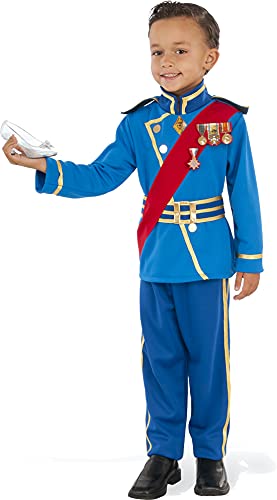 Rubies - Disfraz de Principe Real para niño, azul, Talla 3-4 años (Rubies 630964-S)