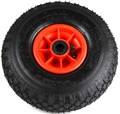 Rueda de carretilla 3.00-4, 260 x 85, rueda de repuesto 1, 2 o 4 neumáticos de aire (1)