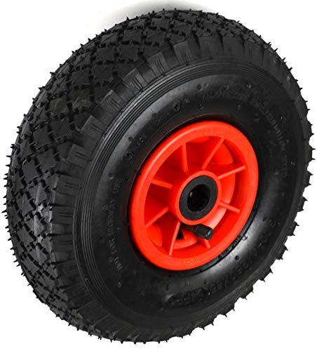 Rueda de carretilla 3.00-4, 260 x 85, rueda de repuesto 1, 2 o 4 neumáticos de aire (1)
