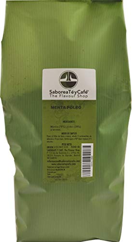 SABOREATE Y CAFE THE FLAVOUR SHOP Infusión Natural De Plantas Menta Poleo En Hoja Hegra A Granel Digestiva Adelgazante 500 gr