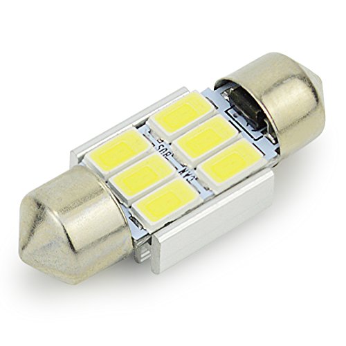 Safego 4 x 31mm LED Feston 1.25" DE3175 DE3021 DE3022 C5W LED Canbus 5630 SMD 6LED Luz Interior de Coche Festón Lámpara Blanco Numero c5w luz de la placa del adorno de la boveda del bulbo de 12V