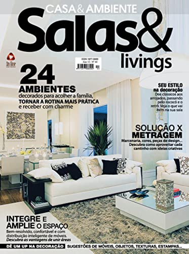 Salas & Livings Edição 44: Seu estilo na decoração! (Portuguese Edition)