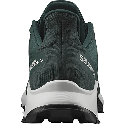 Salomon Alphacross 3 Hombre Zapatos de trail running, Verde (Ponderosa Pine/Lunar Rock/Black), 42 EU
