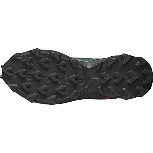 Salomon Alphacross 3 Hombre Zapatos de trail running, Verde (Ponderosa Pine/Lunar Rock/Black), 42 EU
