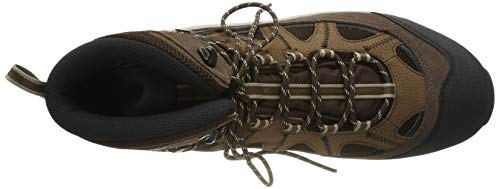 Salomon Authentic Gore-Tex (impermeable) Hombre Zapatos de trekking, Marrón (Black Coffee/Chocolate Brown/Vintage Kaki), 40 EU