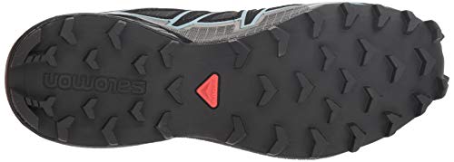 Salomon Speedcross 4 Gore-Tex (impermeable) Mujer Zapatos de trail running, Negro (Black/Black/Metallic Bubble Blue), 40 EU