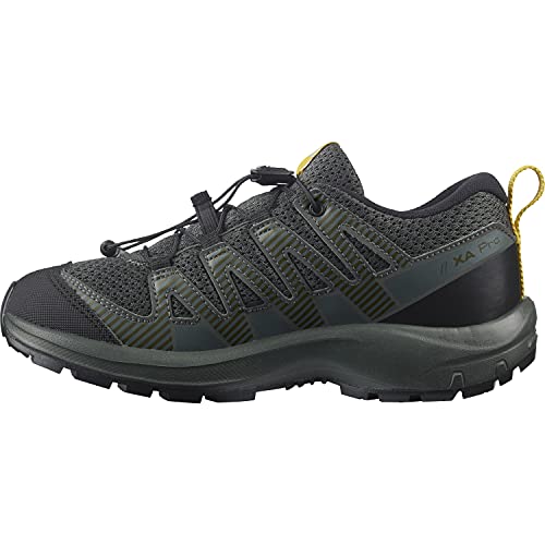 Salomon XA Pro V8 unisex-niños Zapatos de trail running, Negro (Black/Urban Chic/Sulphur), 39 EU