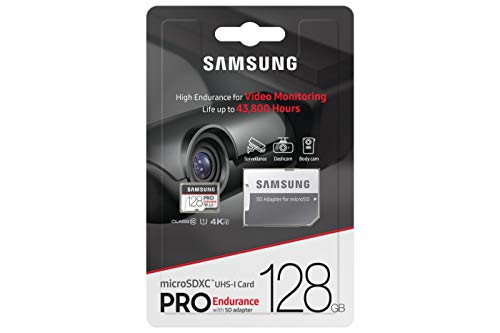 Samsung Pro Endurance - Tarjeta de Memoria microSDHC (128 GB, Incluye Adaptador SD)