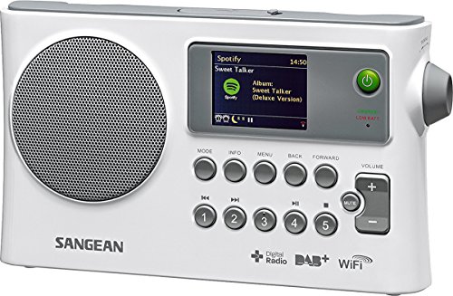 Sangean WFR28CW WFR-28 C - Radio Internet con DAB+, Blanco