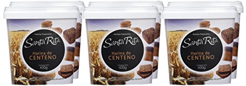 Santa Rita Harina de Centeno - 6 Paquetes de 430 gr - Total: 2580 gr