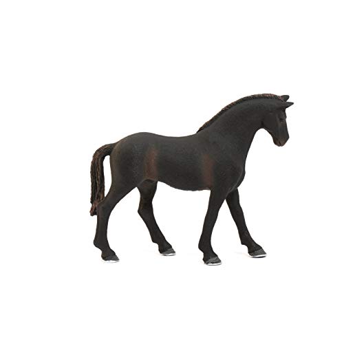 Schleich-13856 Figura de Caballo Semental, Pura Sangre inglés, Colección Horse Club, Color marrón, 13 cm (13856)