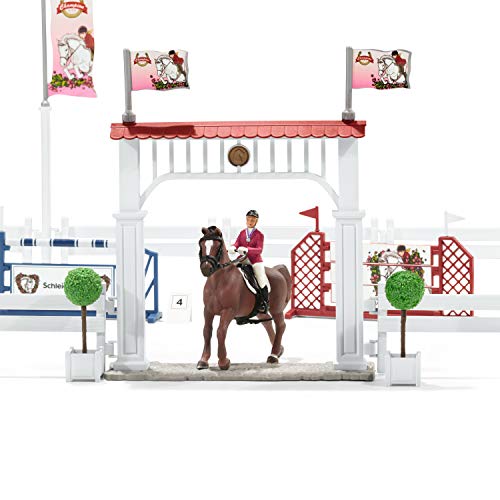 Schleich 42338 Horse Club Play Set - Gran espectáculo ecuestre con caballos, juguetes a partir de 5 años