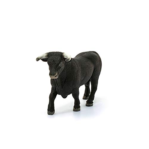 Schleich- Figura de Toro de Lidia, Color Negro, 9 cm.