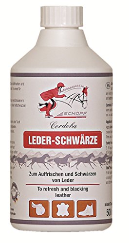 SCHOPF Riders Cordoba Leder-Schwärze - Botella de Agua (250 ml)