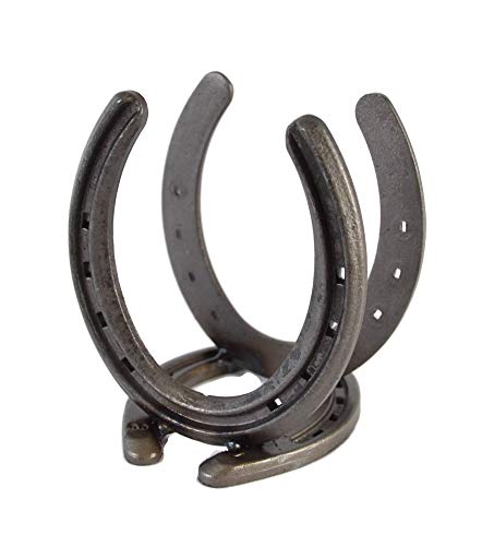 Servilletero rústico de herradura – The Heritage Forge Natural Metal (morado)
