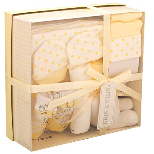 Set de regalo de 4 prendas, de 0 a 3 meses- amarillo Stars Lemon Talla:recién nacido