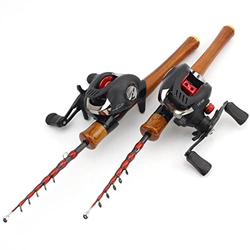 SHANDZ Ultra Short UL Sintonización Super Soft Shrinkage Road YA Costillas Arma Gotitas de Agua Rueda Juego Caballos Volando Varilla de Pesca (Color : Left Hand Wheel, Size : 1.68m)