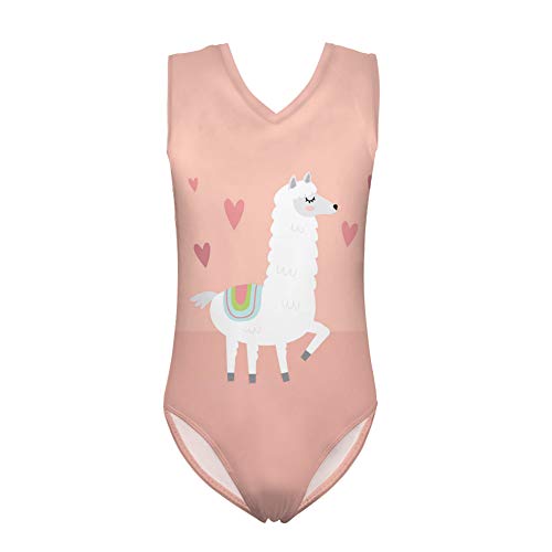 Showudesigns Llama Alpaca - Traje de baño para niña