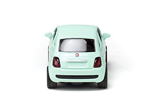 siku 1453, Fiat 500, Vehículo de juguete para niños, Metal/plástico, Verde menta, Ruedas de goma