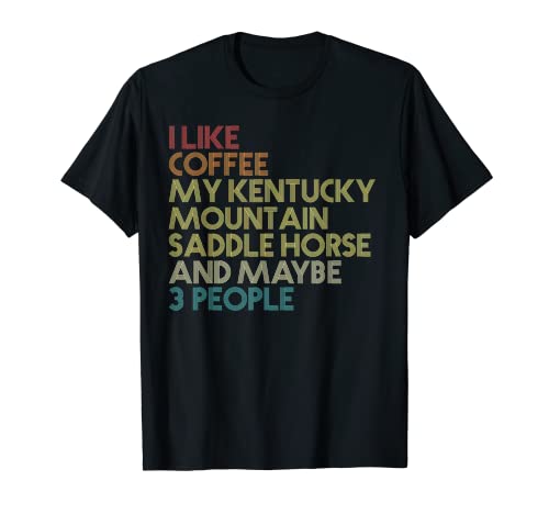 Silla de montar de montaña de Kentucky para propietario de caballo, regalo vintage retro Camiseta