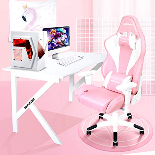 Sillas de oficina Silla De Juego Rosa Silla De Estudiante Linda Chica Estudiante Silla Viva De Ancla Profesional Silla De Computadora Roja De Internet Vibrato (Color : Pink, Size : 67 * 125cm)