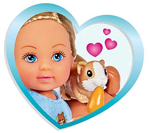 Simba 105733485 Evi Love Doktor Evi - Juego de cobayas (12 cm, para niños a Partir de 3 años)