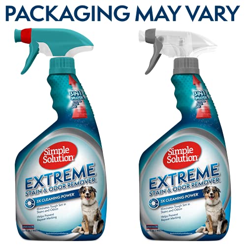 Simple Solution removedor de manchas y olores para mascotas Extreme, 945 ml