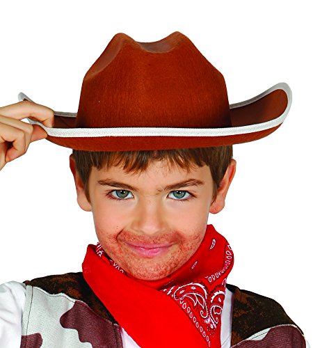 Sombrero de Vaquero en Fieltro marrón bebé