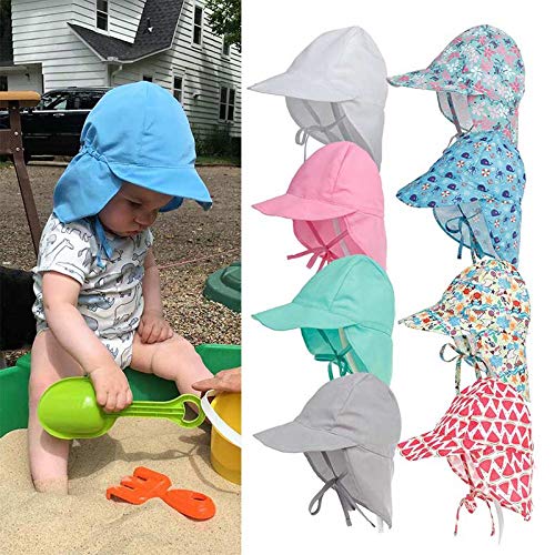 Sombreros de Cubo para niños de Secado rápido para niños de 3 Meses a 5 años Protección UV de ala Ancha para la Playa Gorros para el Sol Esenciales para Exteriores a18-3-18 Months