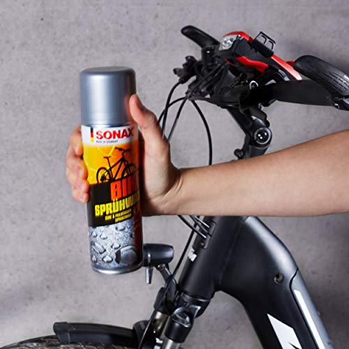 SONAX BIKE Cera Spray (300 ml) sellado duradera para bicicletas y bicicletas eléctricas | N.° 08332000