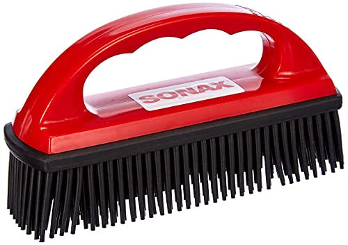 SONAX Cepillo especial (1 unidad) para la eliminación de pelos de animales de asientos, tapicería, alfombras | N.° 04914000