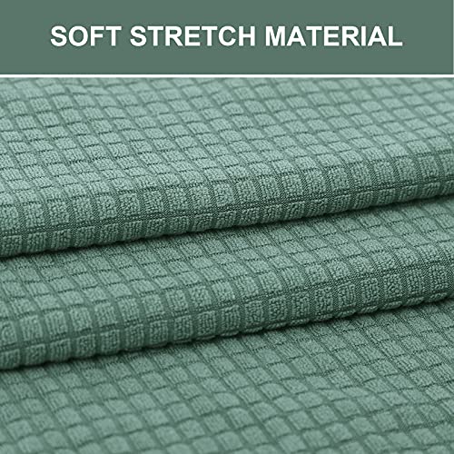 sorliva Fundas para Sillas Pack de 6 Fundas Sillas Comedor Fundas Protectoras para Sillas Lavables Comedor Decoración de Elástica para sillas para Banquetes Oficina Hogar Restaurante Bar（Verde Claro）