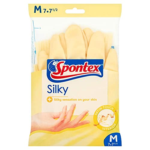 Spontex - Silky - Guantes, talla M