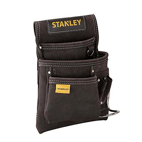 STANLEY STST1-80114 - Bolsa para clavos con soporte para martillo, amarillo / marrón