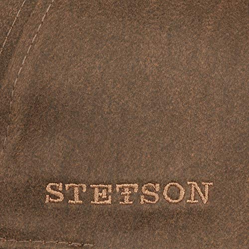 Stetson Gorra Stampton Hombre - de Sol béisbol Verano Hebilla Metal, con Visera, Visera Primavera/Verano - L (58-59 cm) marrón