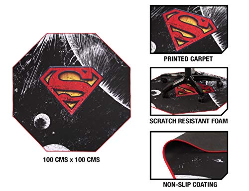 Subsonic Superman - Alfombras Antideslizantes para Asientos Gaming y Silla de Juego, Licencia Oficial (PS4)