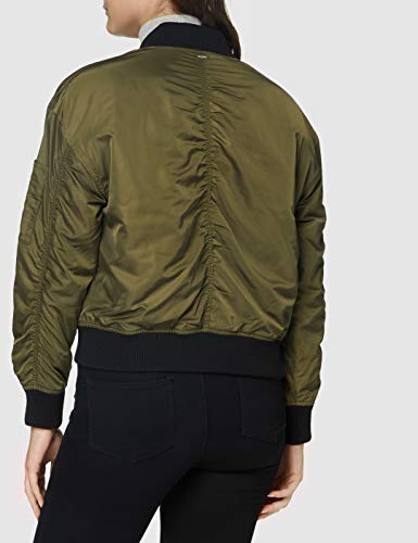 Superdry Modern Utility Bomber Chaqueta, Verde (Olive Night GPA), M para Mujer