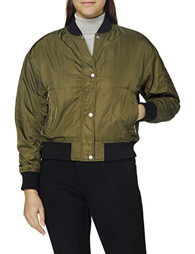 Superdry Modern Utility Bomber Chaqueta, Verde (Olive Night GPA), M para Mujer