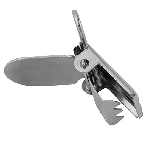 Suspensor de Metal plateado Tirantes Suspender Snap Chupete Clips Soporte Piezas de reparación Accesorio para bolsas de costura artesanales(25mm)
