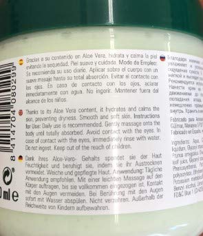 TABAIBALOE Crema Aloe Vera Premium Crema de Aloe Vera para Cara y Cuerpo 300 ml X 2 Unidades, 600 Mililitros