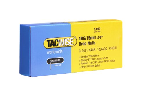 Tacwise 0394 Clavos Brad 18 G/40 mm, 15 mm, Set de 5000 Piezas