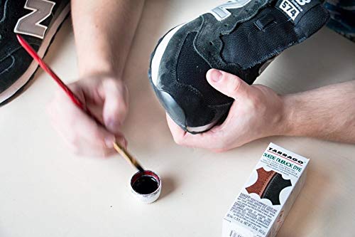 Tarrago | Tinte para Ante | Color Negro | Suede Nubuck Dye 50 ml | Tinte Para Zapatos, Calzado, Bolsos y Accesorios | Apto Para Ante Natural y Sintético, Nobuck y Similares