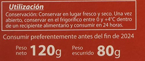 Tejero - Conserva de Pescado | Filetes de Caballa en Aceite de Oliva - 5 Latas x 120 g