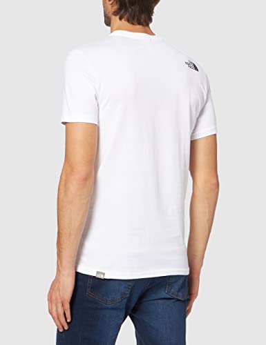 The North Face T92TX5 Camiseta De Manga Corta Simple Dome, Hombre, Blanco (TNF White), M